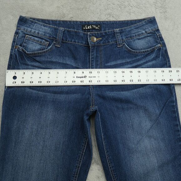 LEI Jeans Women's Fits 34x32.5 (No Tag) Mid-Rise Sophia Hipster Flare Stretch - Picture 8 of 16